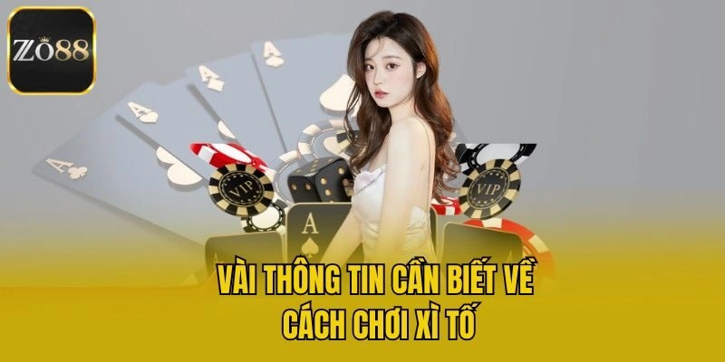 Vài thông tin cần biết về cách chơi xì tố