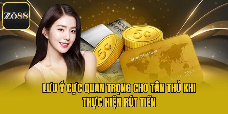 Lưu ý cực quan trọng cho tân thủ khi thực hiện rút tiền